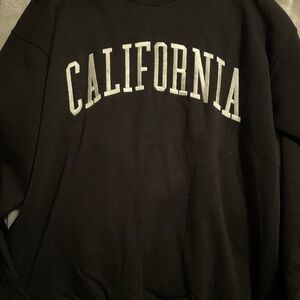 Reflex California Black Crewneck Sweater
